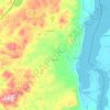 Town of Moriah topographic map, elevation, terrain