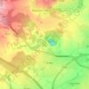 Groby topographic map, elevation, terrain