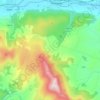 Gurteen topographic map, elevation, terrain