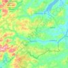 Lifford-Stranorlar Municipal District topographic map, elevation, terrain