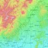 Tochigi Prefecture topographic map, elevation, terrain