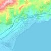 Benicàssim / Benicasim topographic map, elevation, terrain