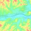 Madison Township topographic map, elevation, terrain