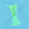 Malapascua topographic map, elevation, terrain