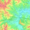 Grain Valley topographic map, elevation, terrain