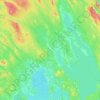 Polvijärvi topographic map, elevation, terrain