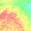 Western Bahr el Ghazal topographic map, elevation, terrain