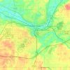 Battle Creek topographic map, elevation, terrain