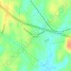 Roxie topographic map, elevation, terrain