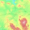Carbon County topographic map, elevation, terrain