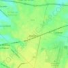 Ituzaingó topographic map, elevation, terrain