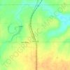 Mildred topographic map, elevation, terrain