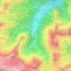 Brand topographic map, elevation, terrain