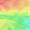 Dublin (Finglas) topographic map, elevation, terrain