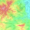 Dahle topographic map, elevation, terrain