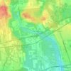 Yaphank topographic map, elevation, terrain