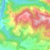 Ruzic topographic map, elevation, terrain