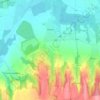 Pellérd topographic map, elevation, terrain