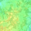 Nyírbátor topographic map, elevation, terrain