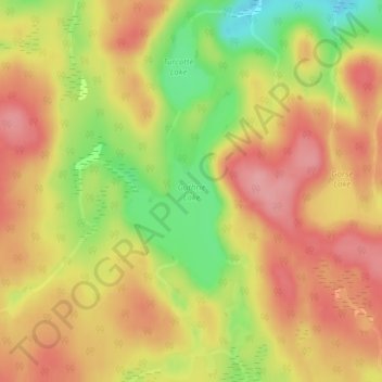 Guthrie Lake topographic map, elevation, terrain