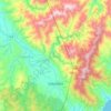 Gabaldon topographic map, elevation, terrain