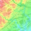 Upper Darby topographic map, elevation, terrain