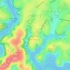 Peakhurst Heights topographic map, elevation, terrain