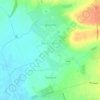 Berrick Salome topographic map, elevation, terrain