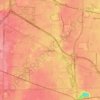 Addison topographic map, elevation, terrain