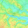 Abiko topographic map, elevation, terrain