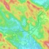 Fužine topographic map, elevation, terrain
