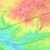 Thieu topographic map, elevation, terrain