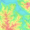 Municipio de Posadas topographic map, elevation, terrain