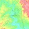 Gatesville topographic map, elevation, terrain