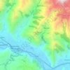 Yucay topographic map, elevation, terrain