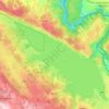 Naussac topographic map, elevation, terrain