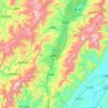 Ziyuan County topographic map, elevation, terrain
