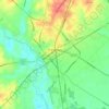 Orangeburg topographic map, elevation, terrain