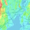 New Haven topographic map, elevation, terrain