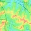 Strathfield topographic map, elevation, terrain