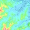 Tallebudgera topographic map, elevation, terrain