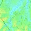Pondok Kacang Barat topographic map, elevation, terrain