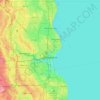 Milwaukee topographic map, elevation, terrain