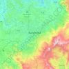 Bamenda topographic map, elevation, terrain