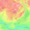 Fulton County topographic map, elevation, terrain