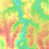 Makanda topographic map, elevation, terrain