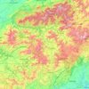 Nantahala National Forest topographic map, elevation, terrain