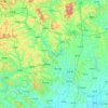 沂水县 topographic map, elevation, terrain