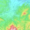 Rasnov topographic map, elevation, terrain