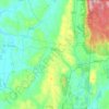 Town of North East topographic map, elevation, terrain